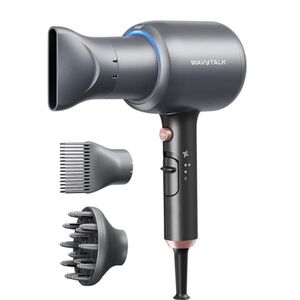Wavytalk Blow Dryer, Blown Away Ionic Hair Dryer, Grey, NWT